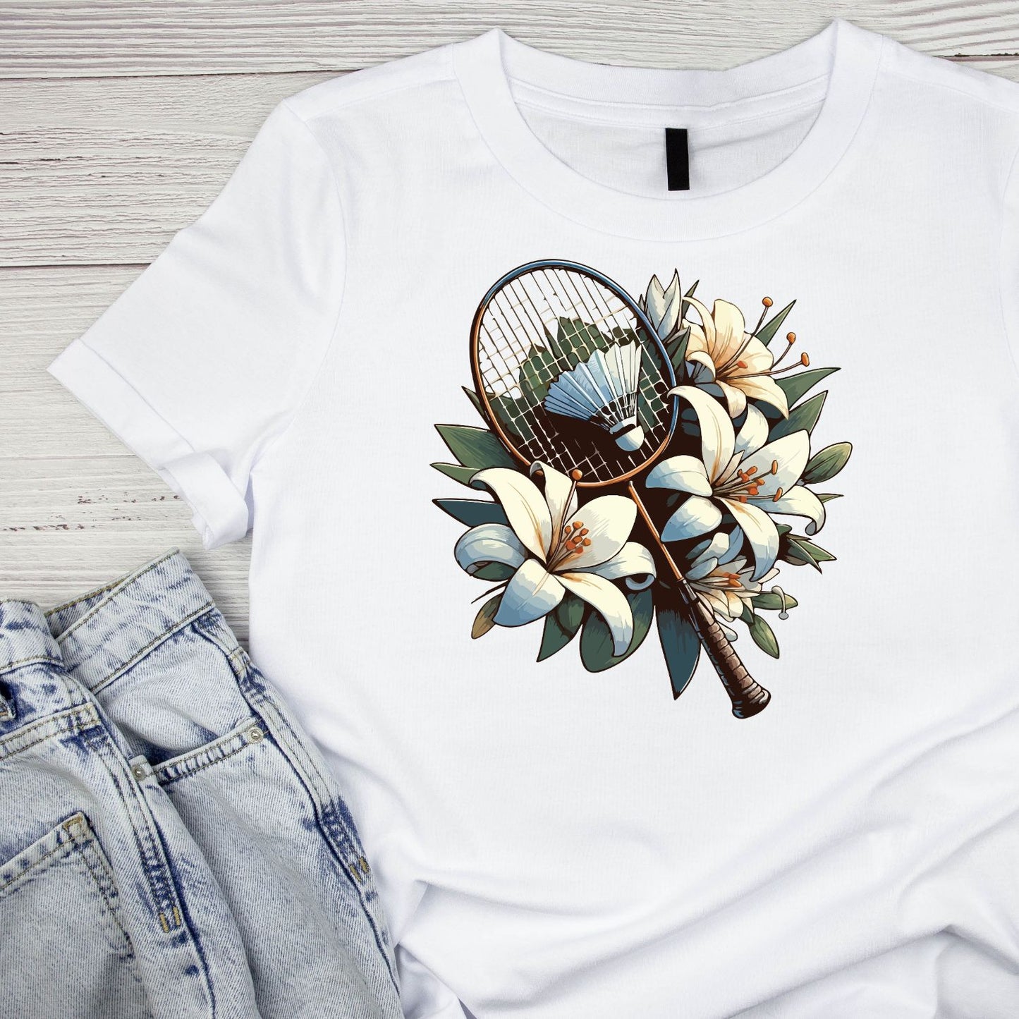 Lilies Badminton T-shirt