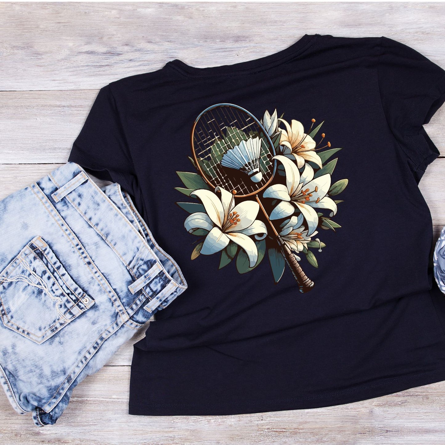 Lilies Badminton T-shirt