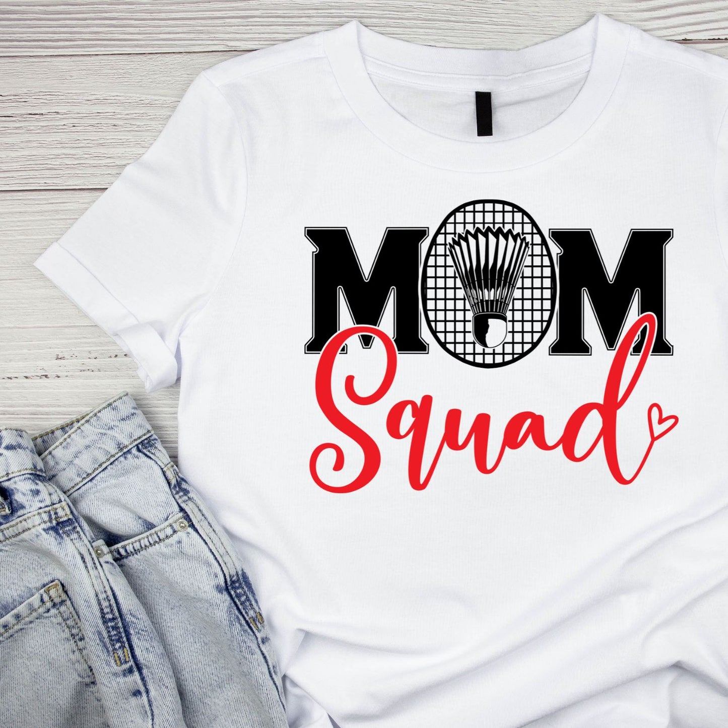 Mom Squad (Badminton) T-shirt