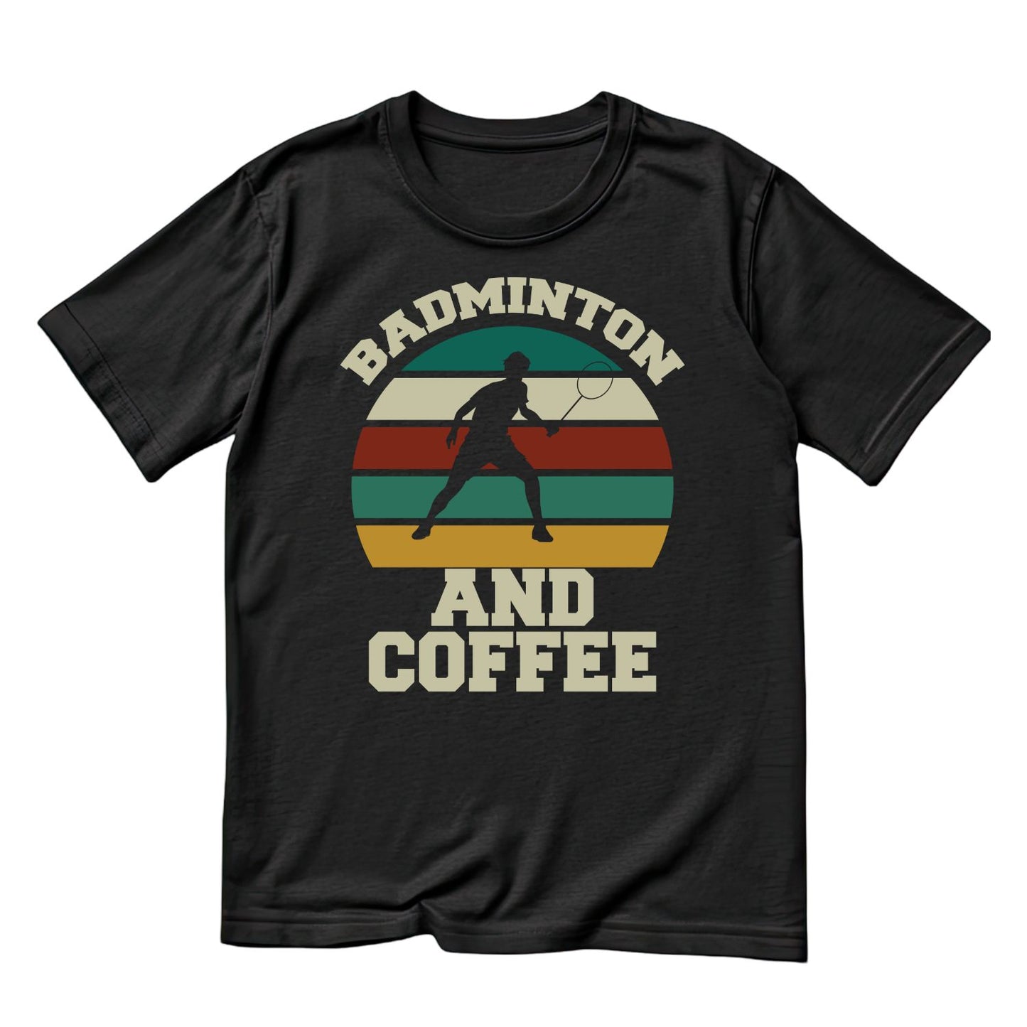 Badminton And Coffee T-shirt
