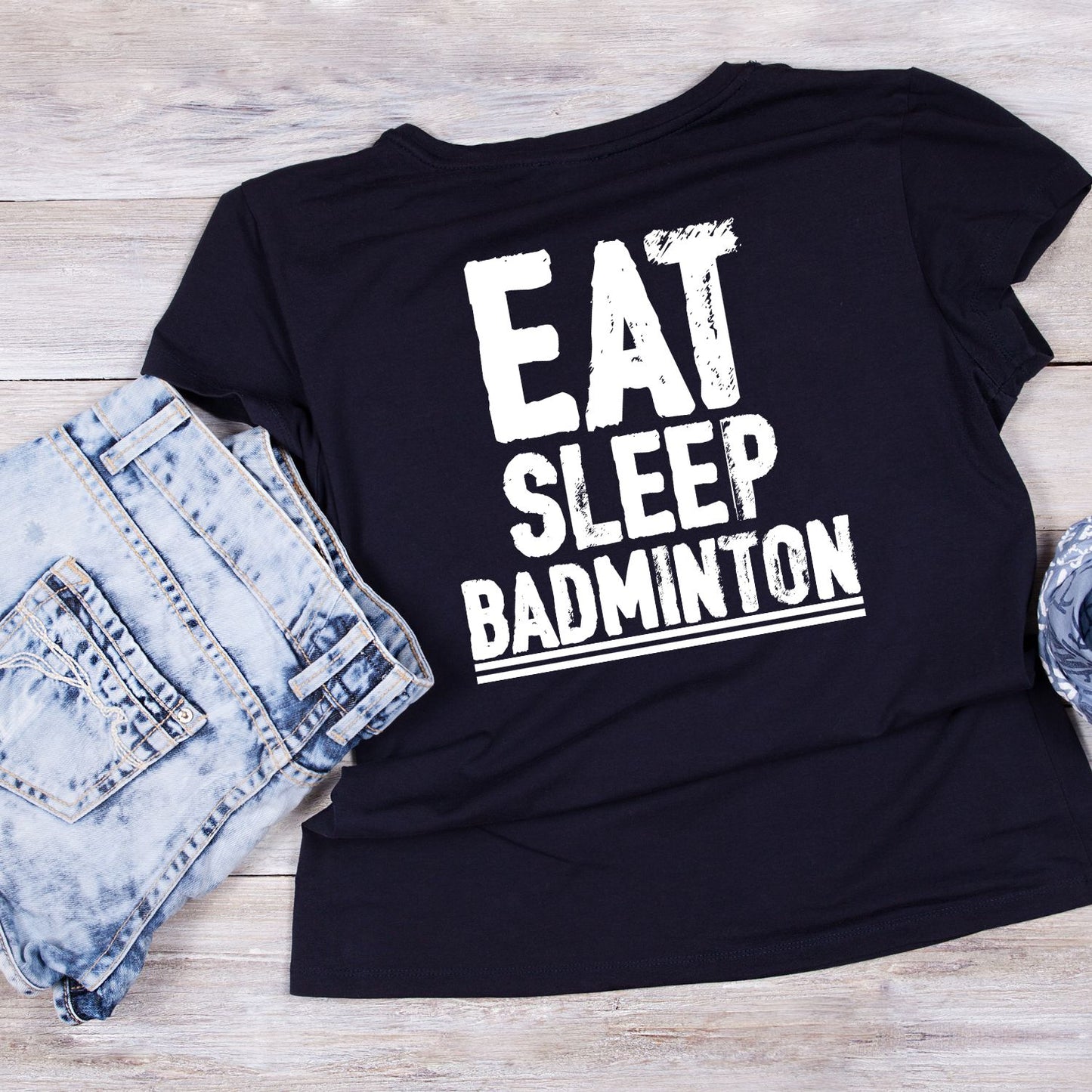 Eat Sleep Badminton T-shirt