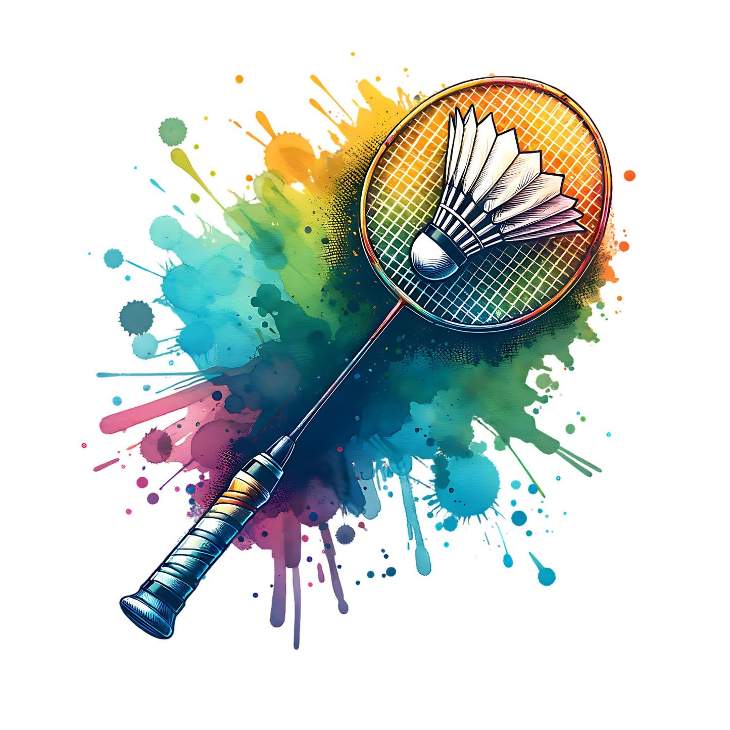 Colour Splash (Badminton) T-shirt