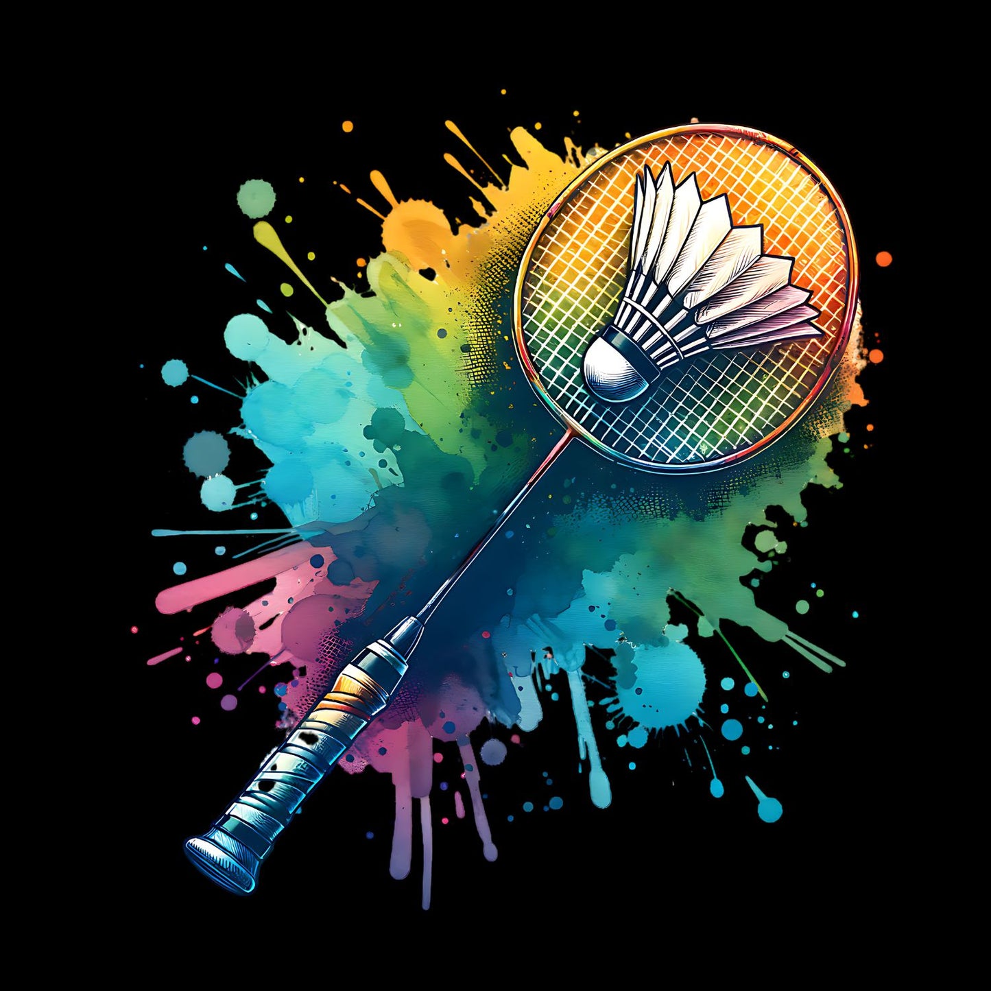 Colour Splash (Badminton) T-shirt