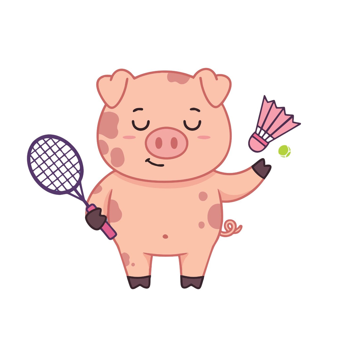 Pig Badminton T-shirt