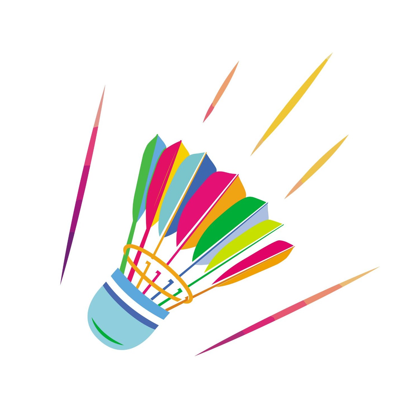 Shuttlecock Badminton T-shirt