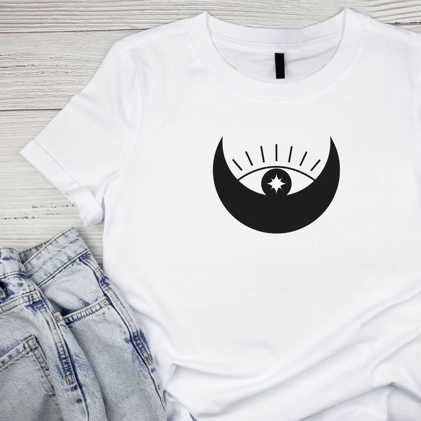 Third Eye on Crescent MoonT-shirt