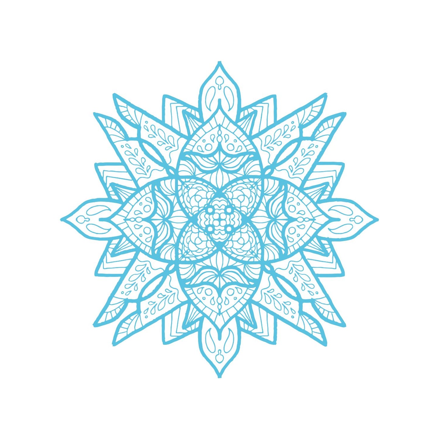 Third Eye Chakra Mandala T-shirt