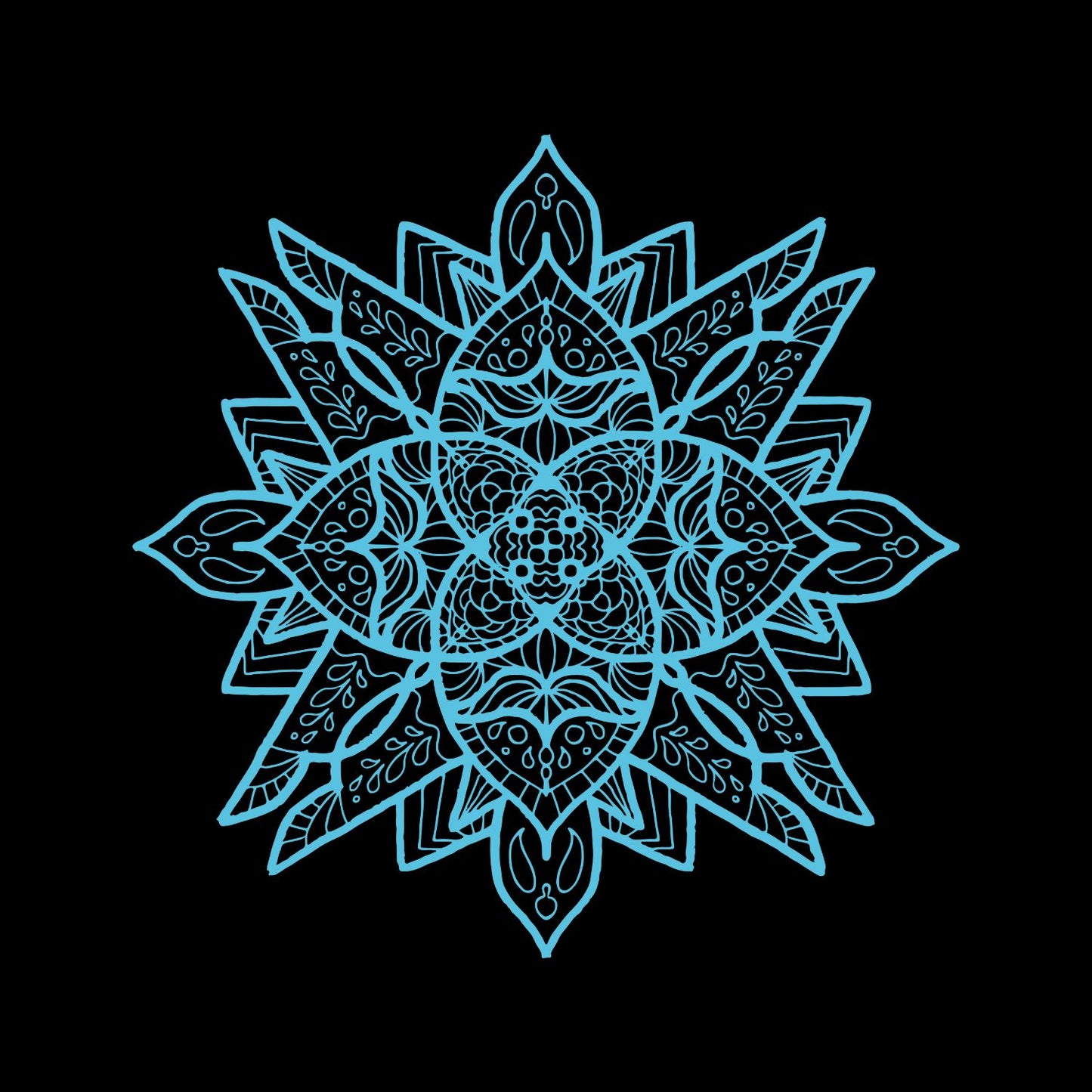 Third Eye Chakra Mandala T-shirt