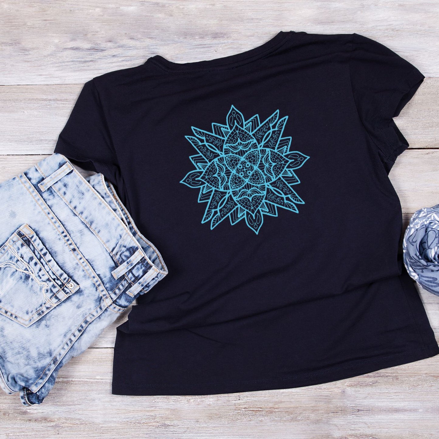 Third Eye Chakra Mandala T-shirt