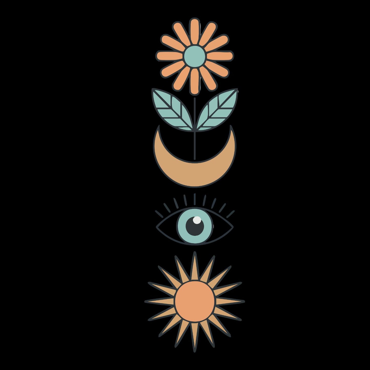 Earthy Mystic Third Eye T-shirt