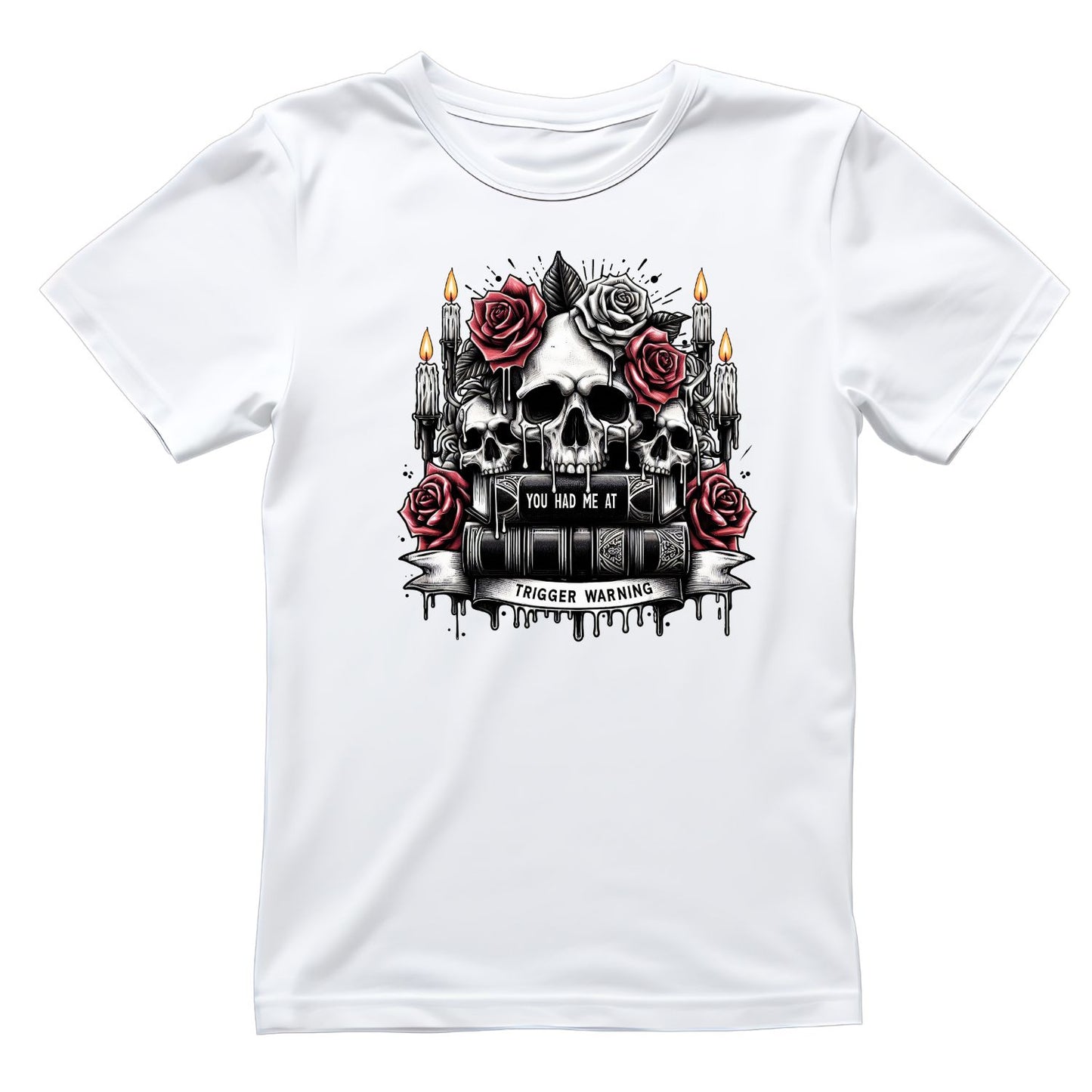 Trigger Warning Reading Book T-shirt