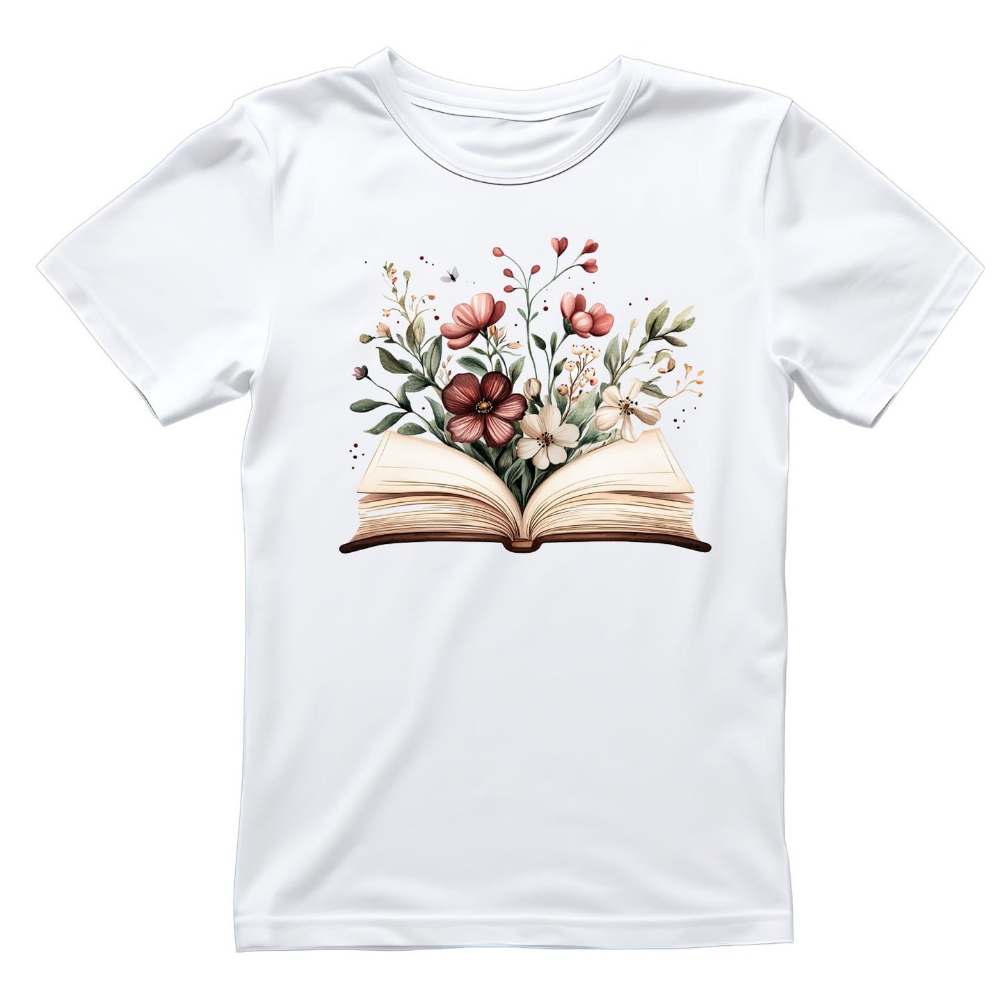 Open Book Floral T-shirt
