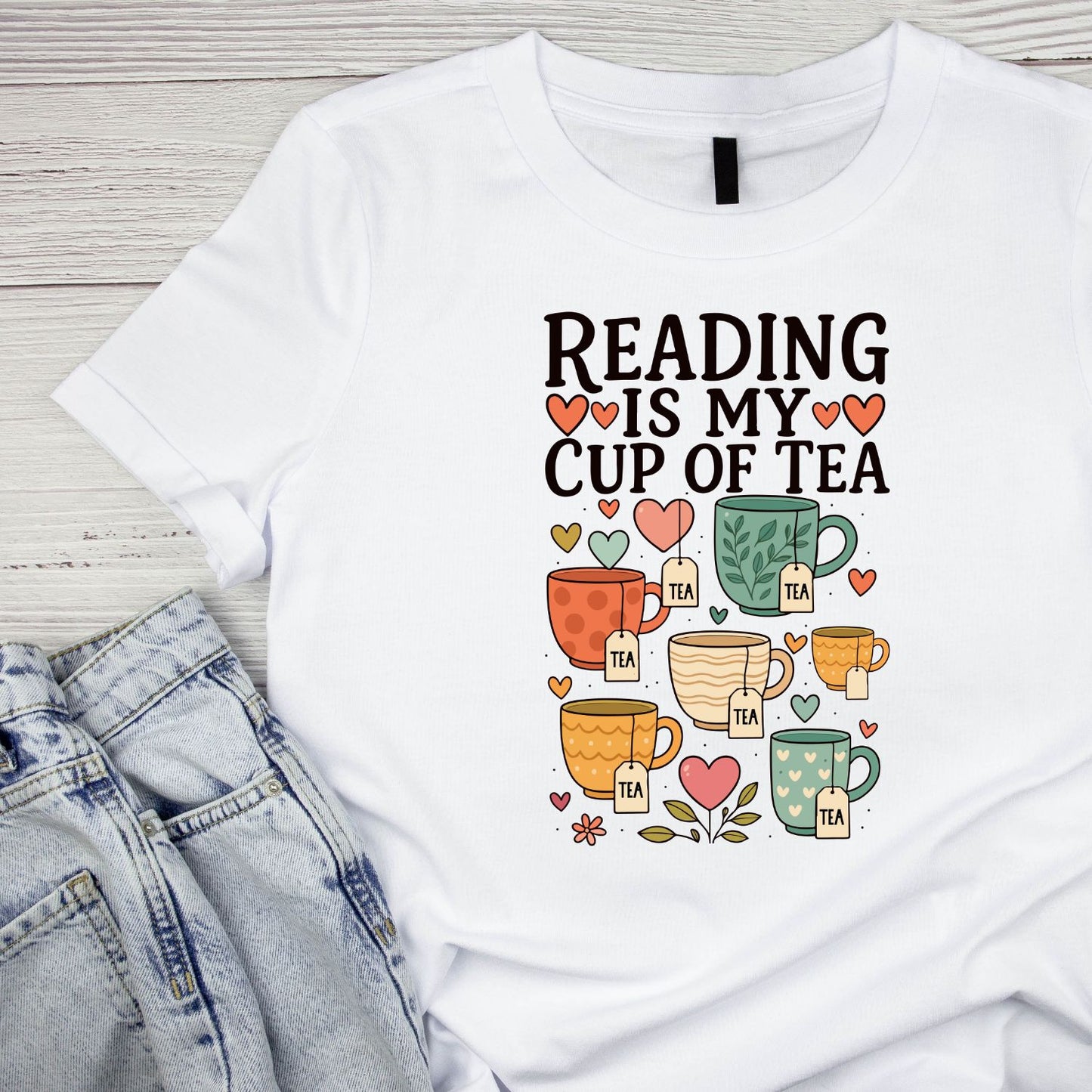 Reading Is My Cup of Tea T-shirt