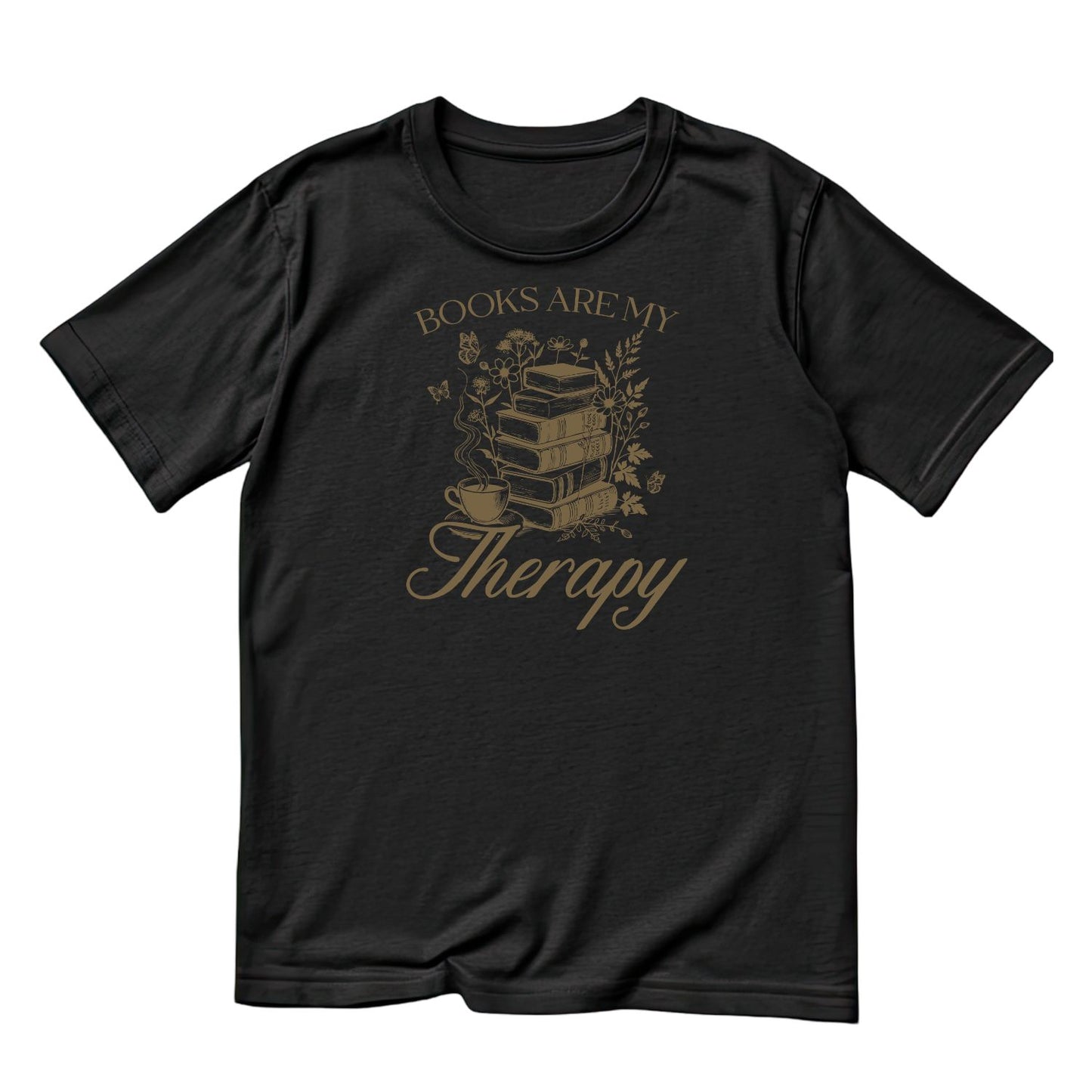 Books Are My Therapy T-shirt