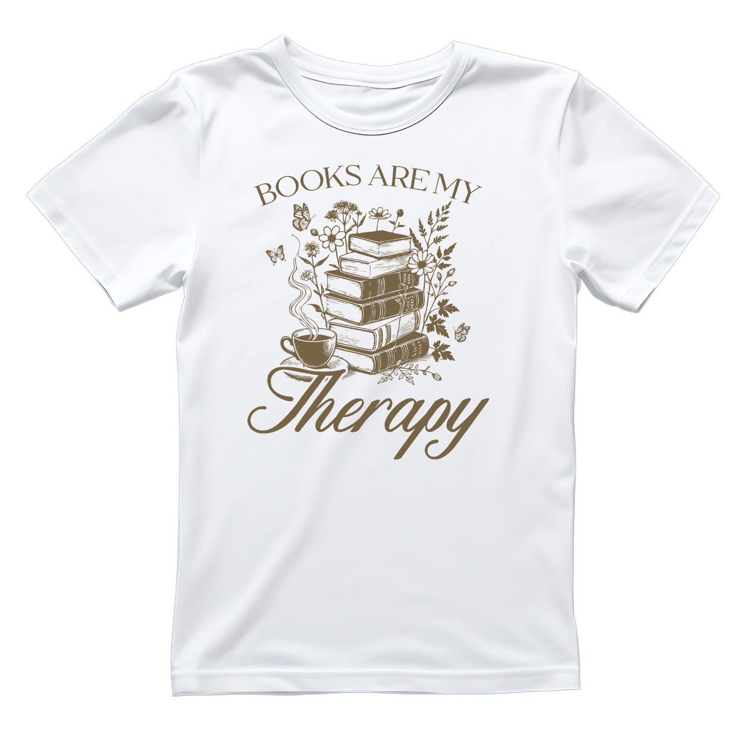 Books Are My Therapy T-shirt