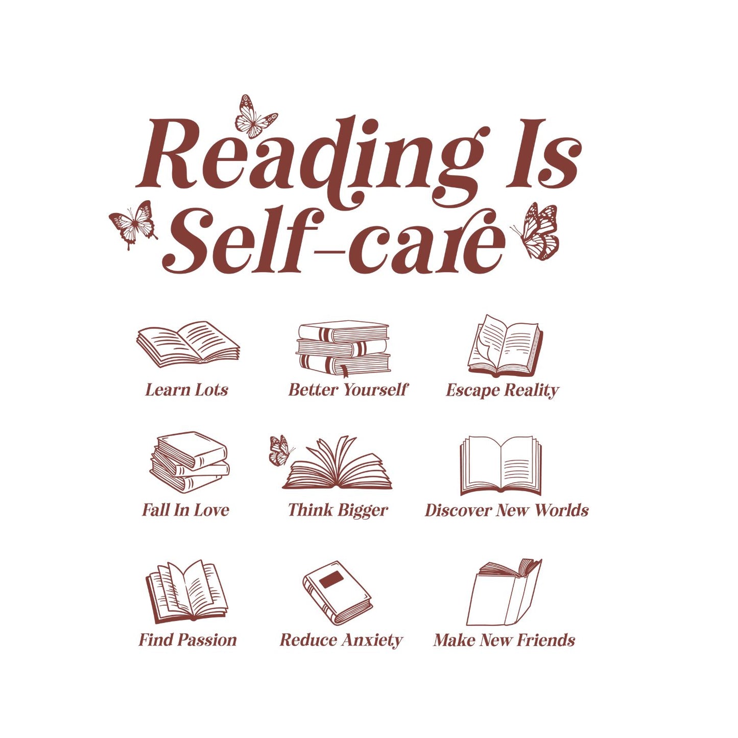Reading Is Self-Care T-shirt