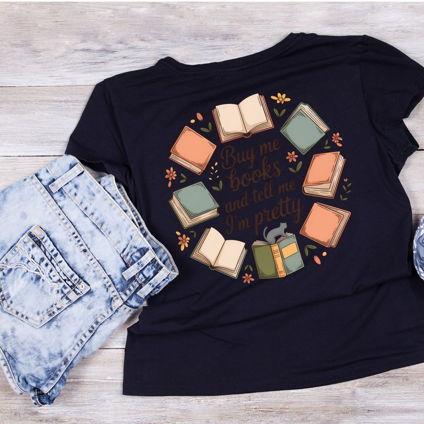 Buy Me Books And Tell Me I’m Pretty T-shirt