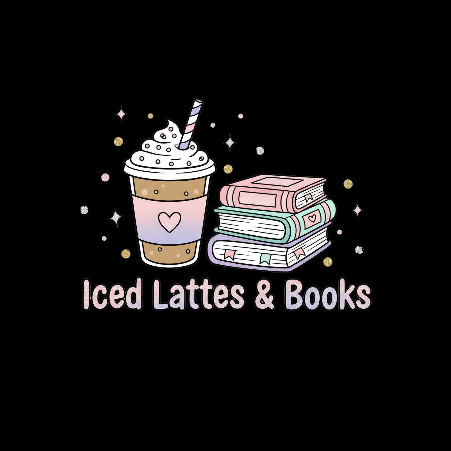 Iced Lattes & Books T-shirt
