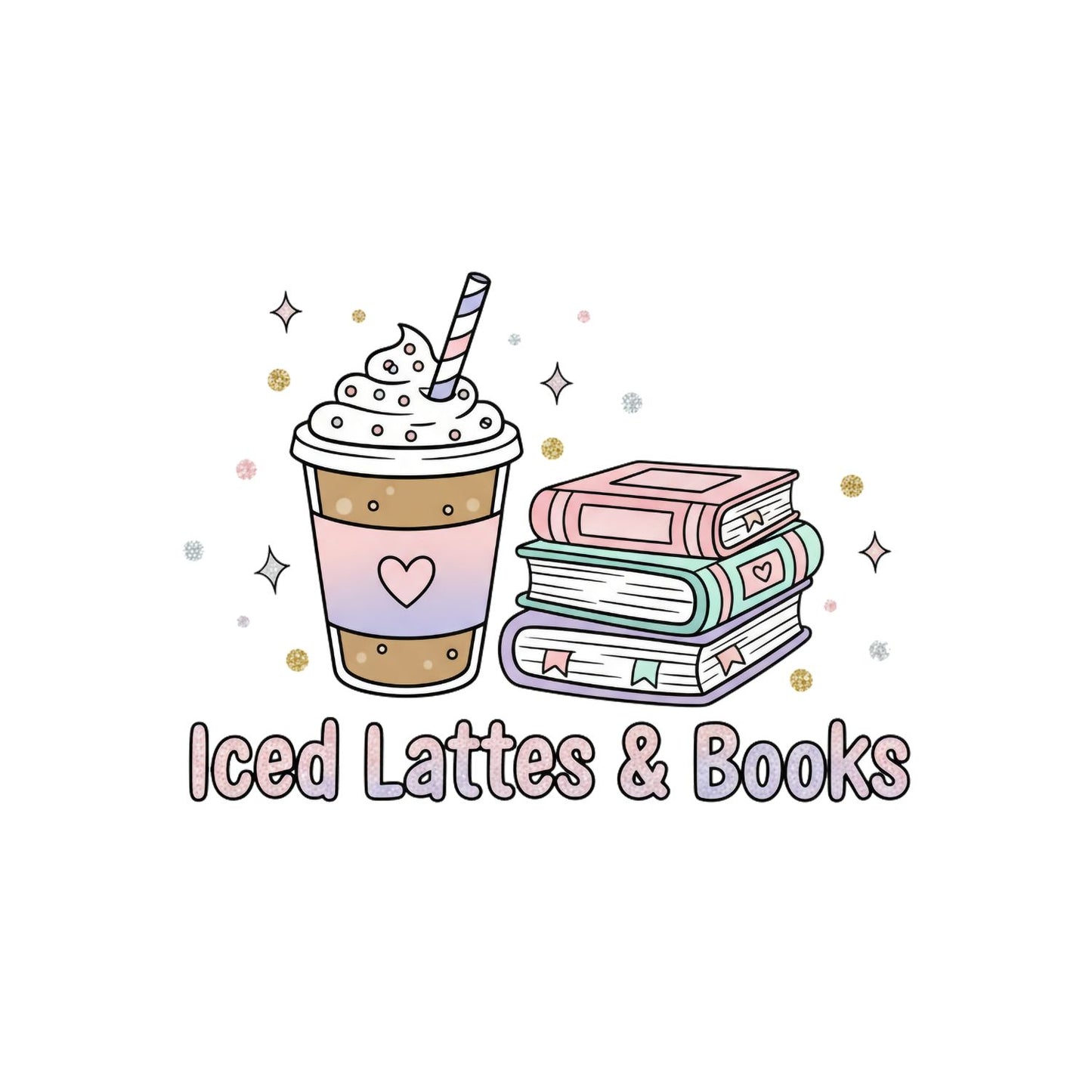 Iced Lattes & Books T-shirt