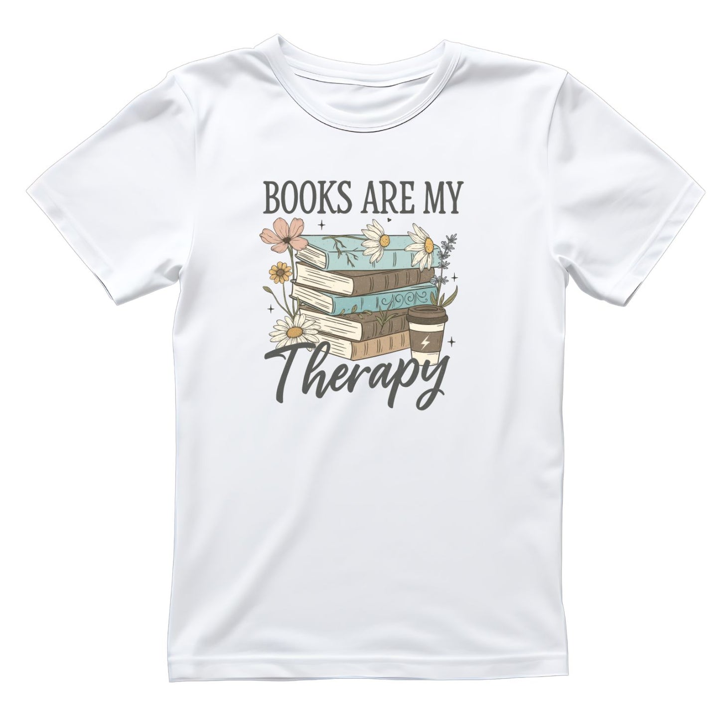 Books Are My Therapy T-shirt