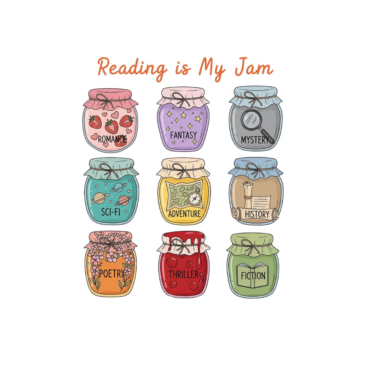 Reading Is My Jam T-shirt