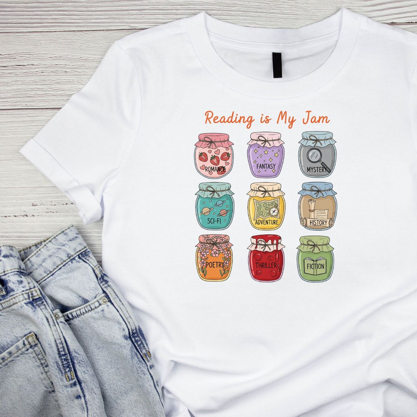 Reading Is My Jam T-shirt