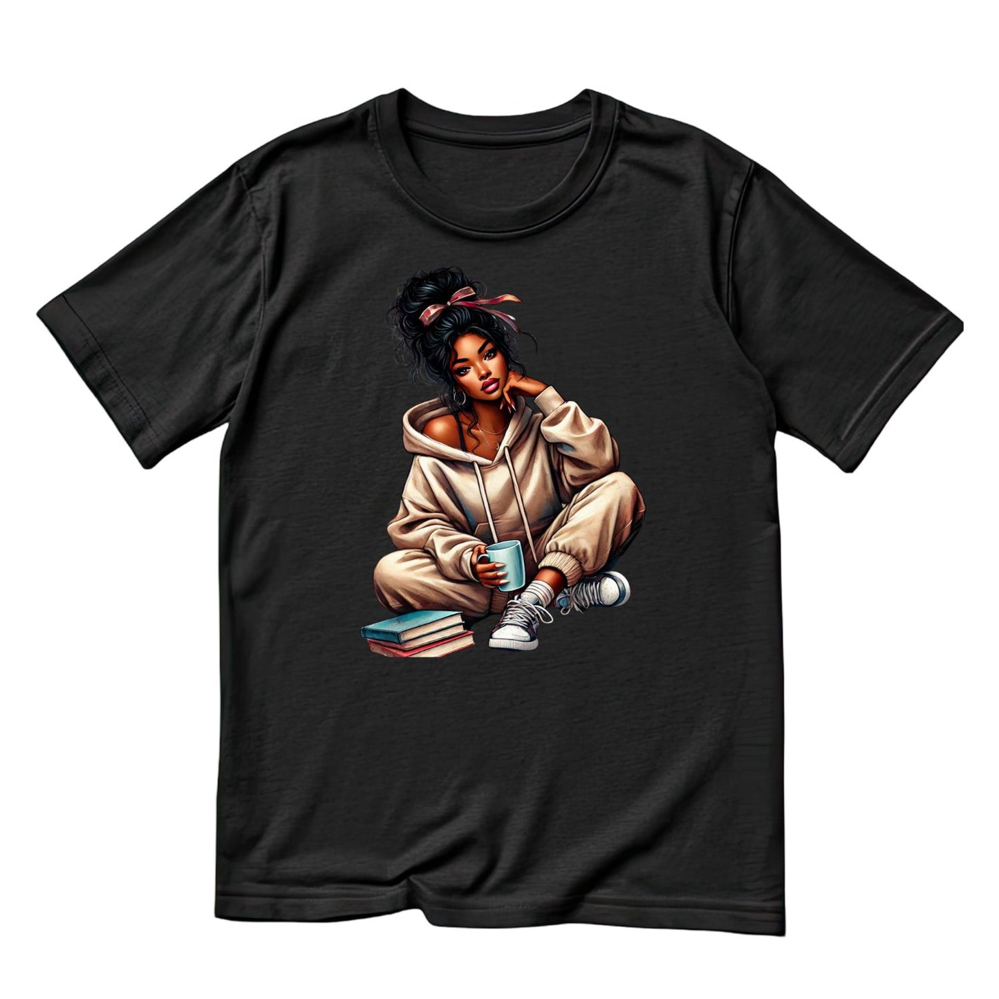 Sitting With Books T-shirt