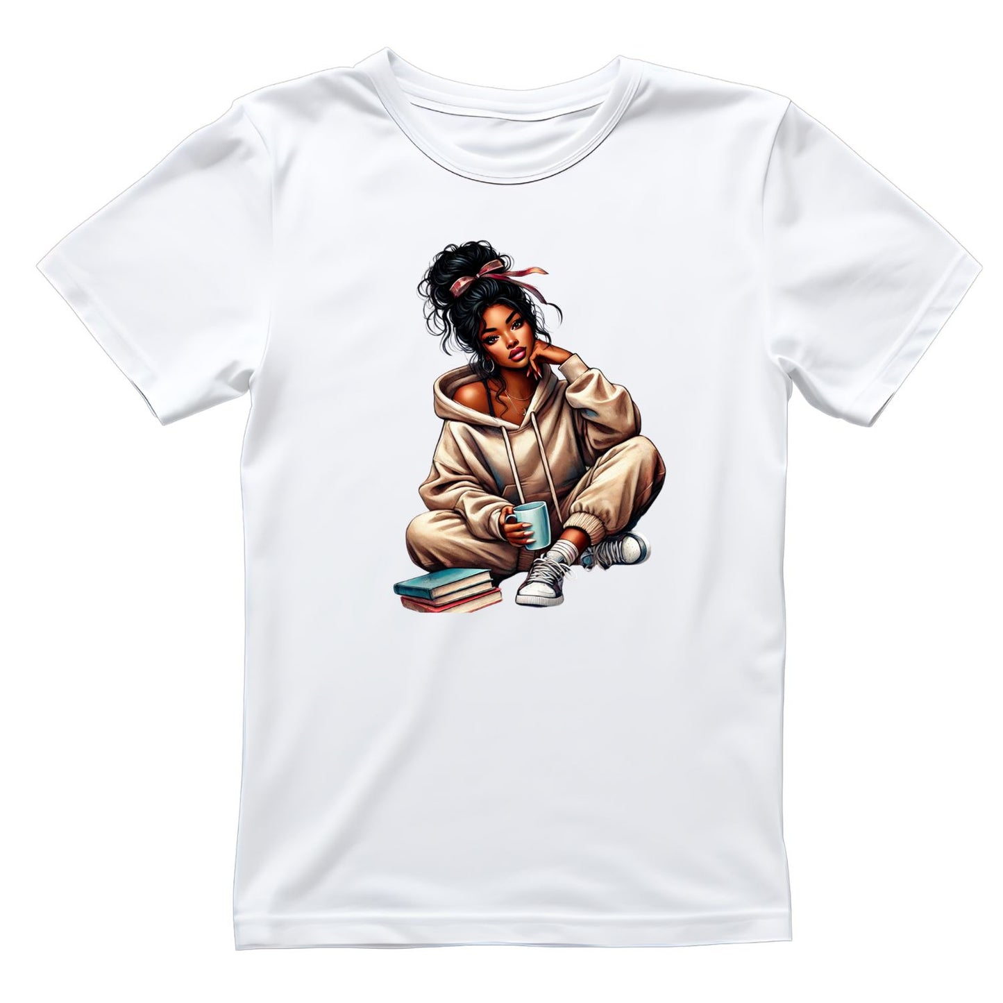 Sitting With Books T-shirt