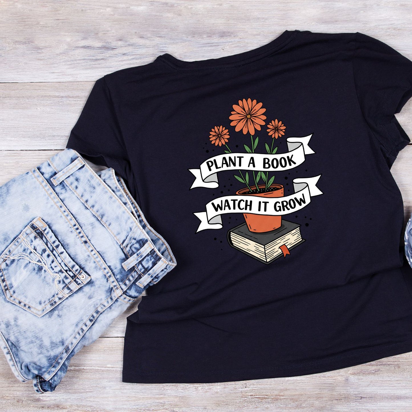 Plant A Book Watch It Grow T-shirt
