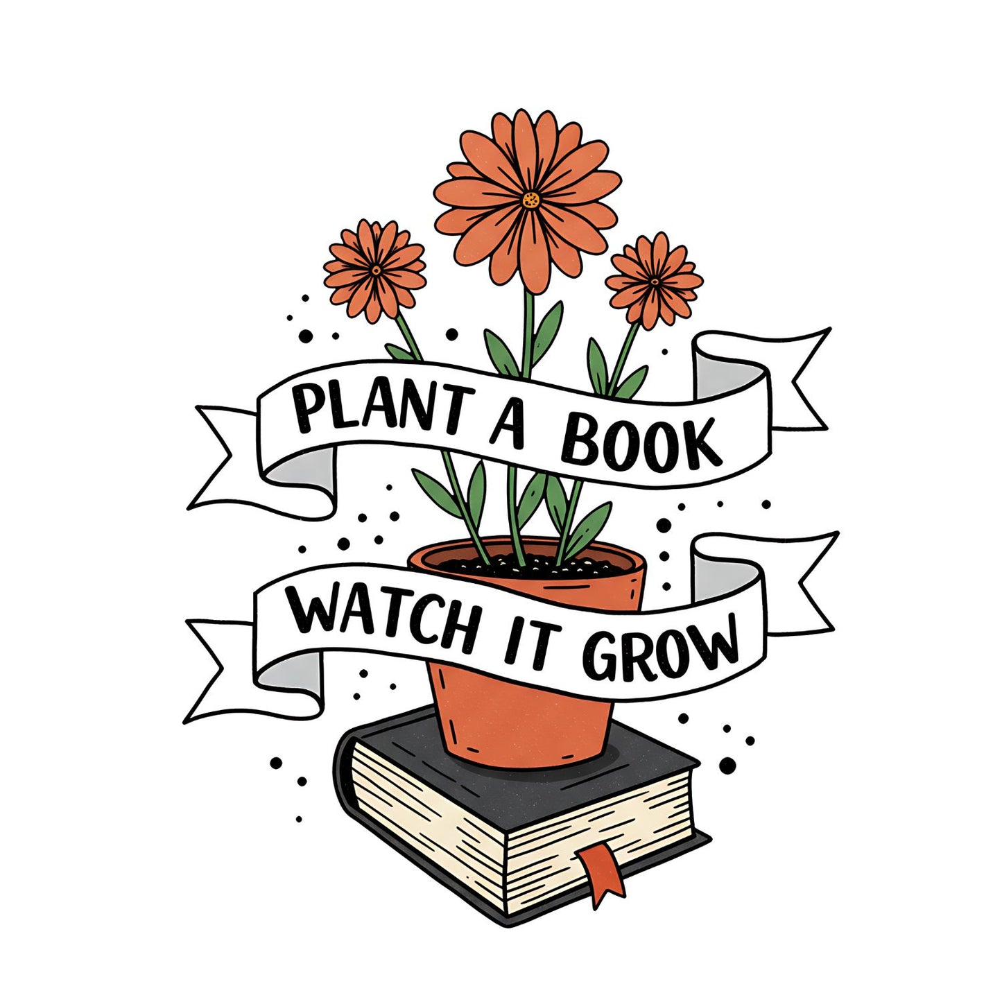 Plant A Book Watch It Grow T-shirt