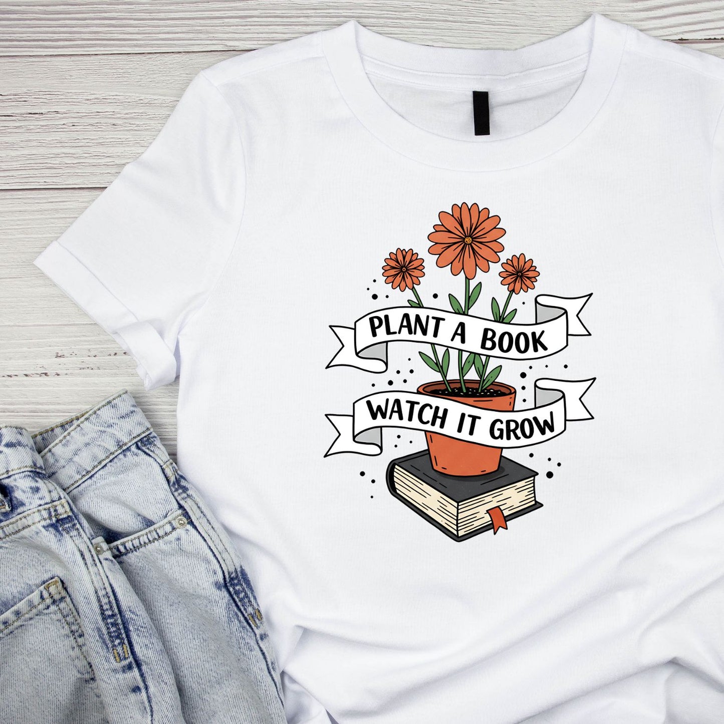 Plant A Book Watch It Grow T-shirt