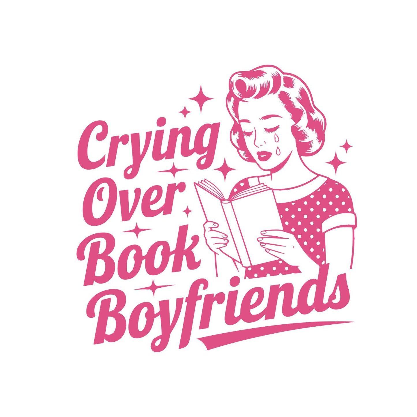 Crying Over Book Boyfriends T-shirt