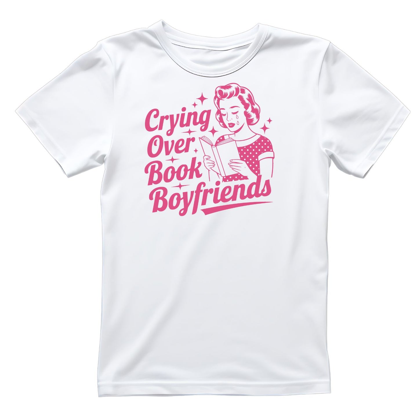 Crying Over Book Boyfriends T-shirt