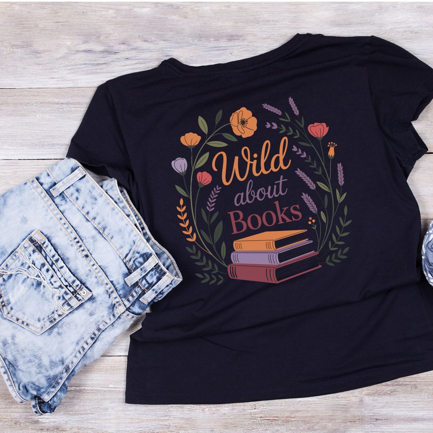 Wild About Books T-shirt