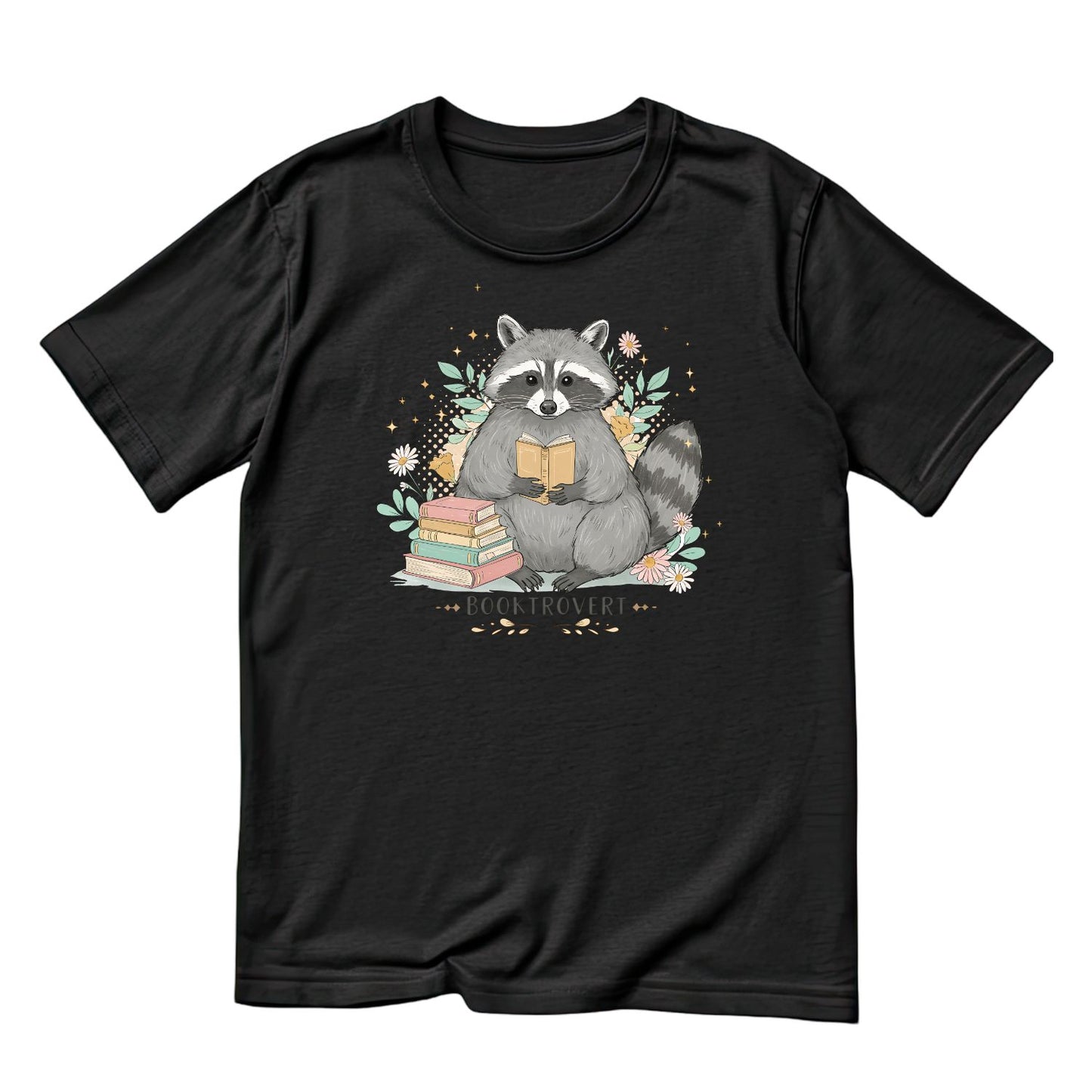 Raccoon Booktrovert T-shirt