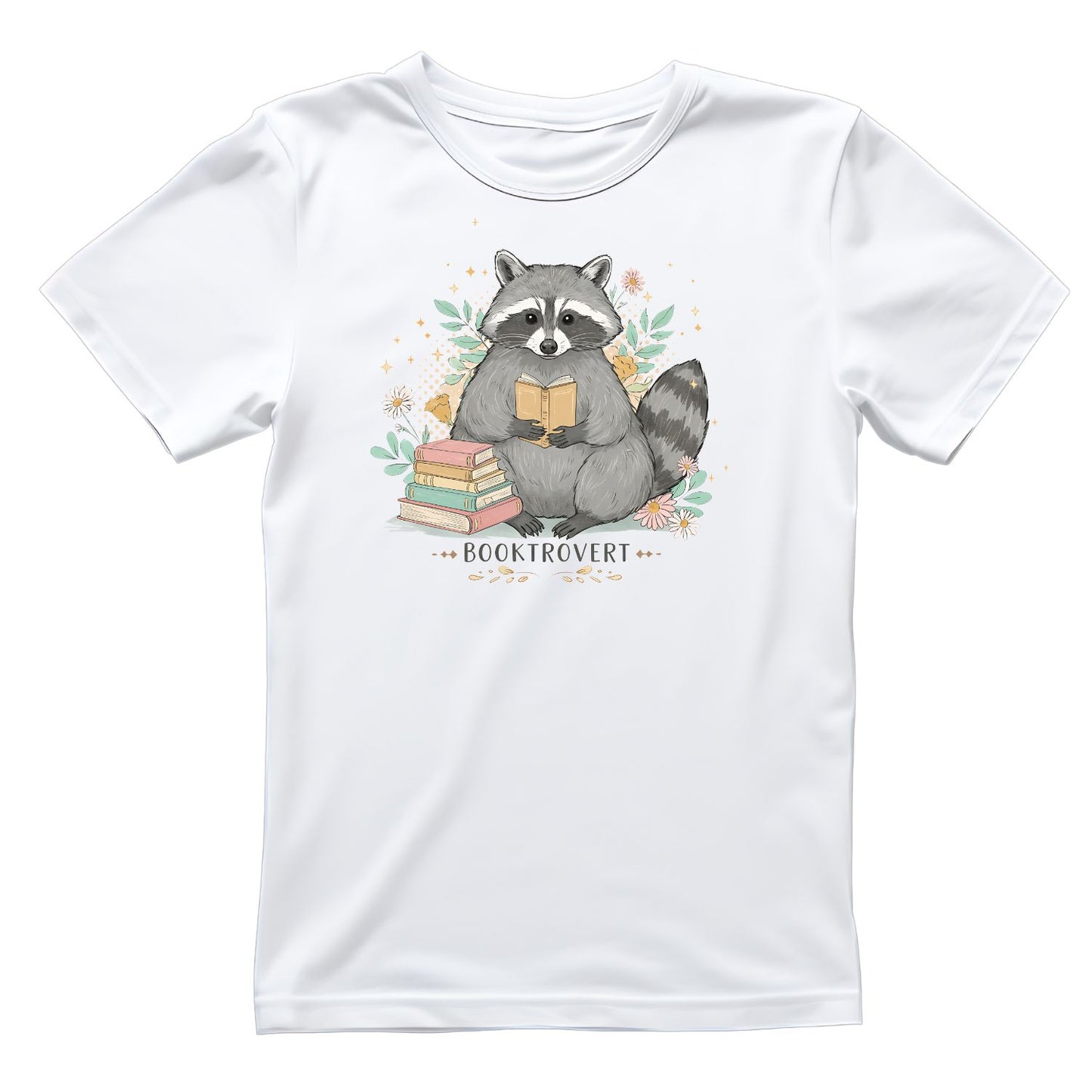 Raccoon Booktrovert T-shirt