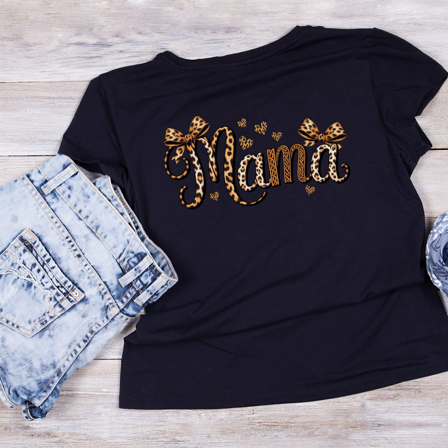Mama Animal Print T-shirt | Mommy Graphic Tee | Mommy Printed Shirt | Mother’s Day