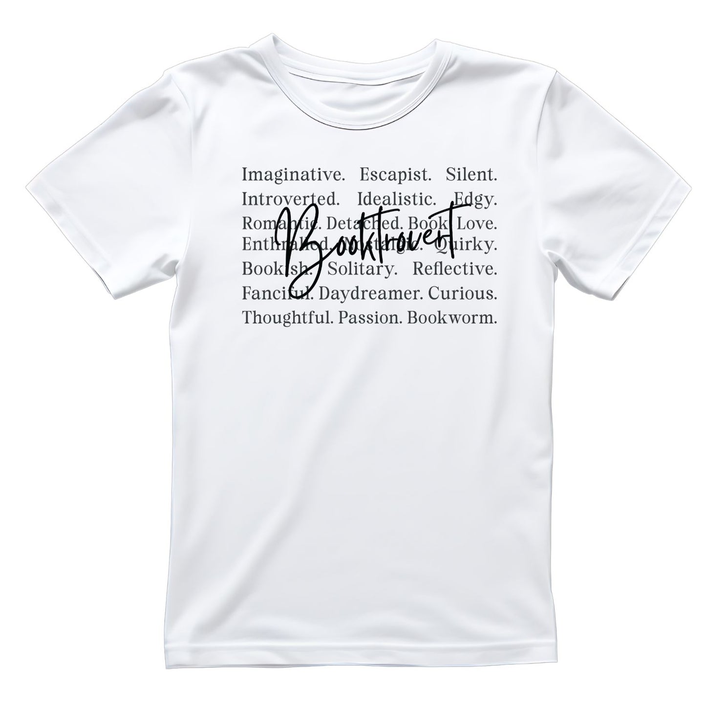 Booktrovert List of Descriptions T-shirt
