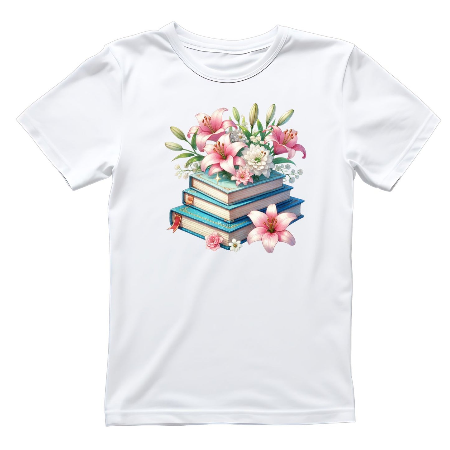 Lily’s Stacked Vintage Books T-shirt