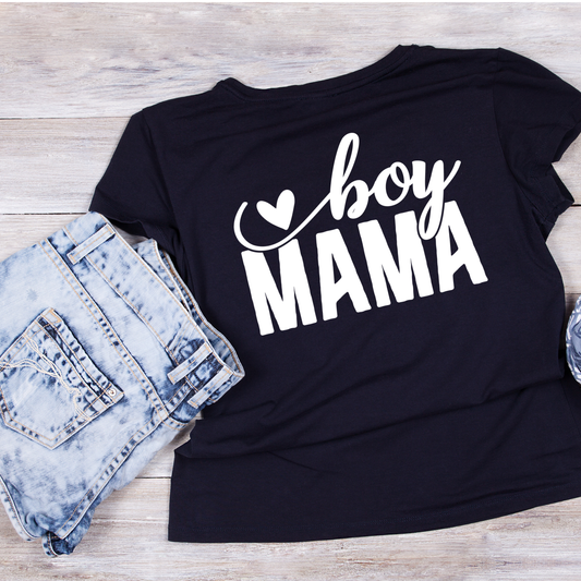 Boy Mama T-shirt | Mama Graphic Tee | Mommy Printed Shirt | Mother’s Day | Birthday