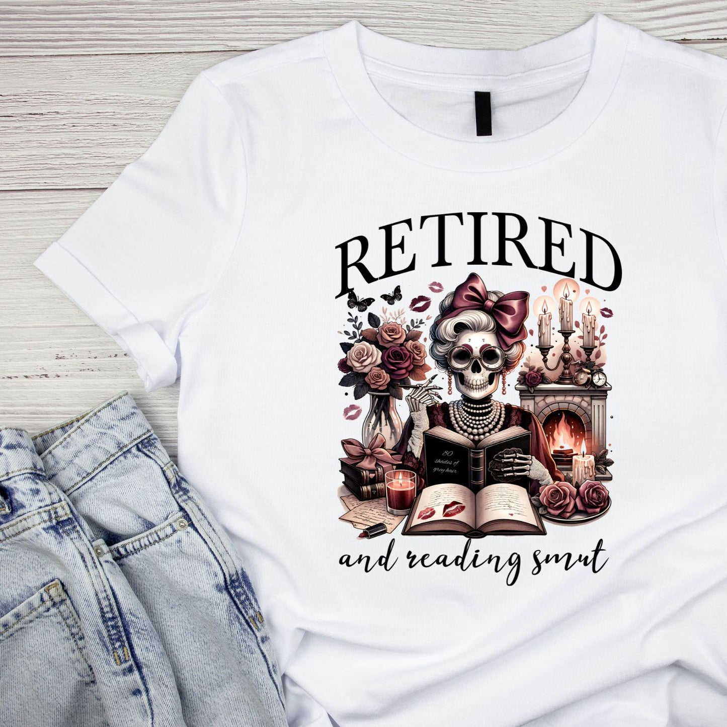 Retired And Reading Smut T-shirt