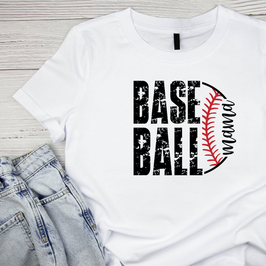 Baseball Mama T-shirt | Mama Graphic Tee | Mommy Printed Shirt | Mother’s Day | Birthday | Sports