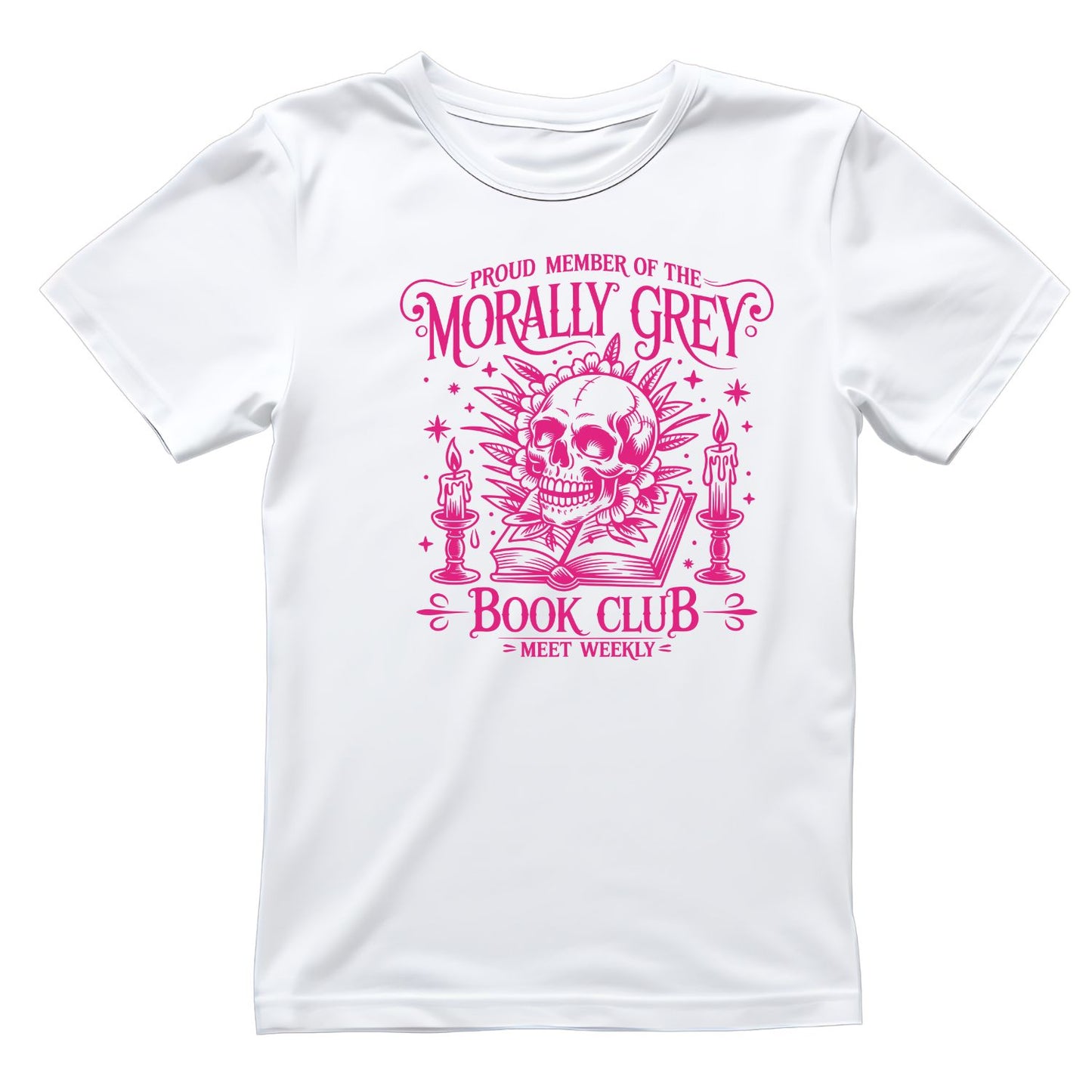 Proud Member of the Morally Grey Book Club Meet Weekly T-shirt