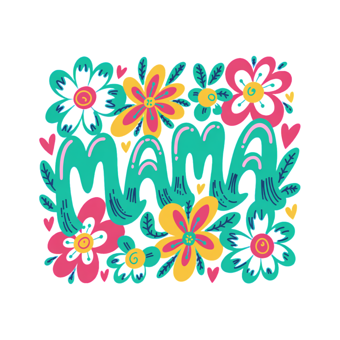 Dummer Floral Bright Mama T-shirt | Mommy Graphic Tee | Mommy Printed Shirt | Mother’s Day | Birthday