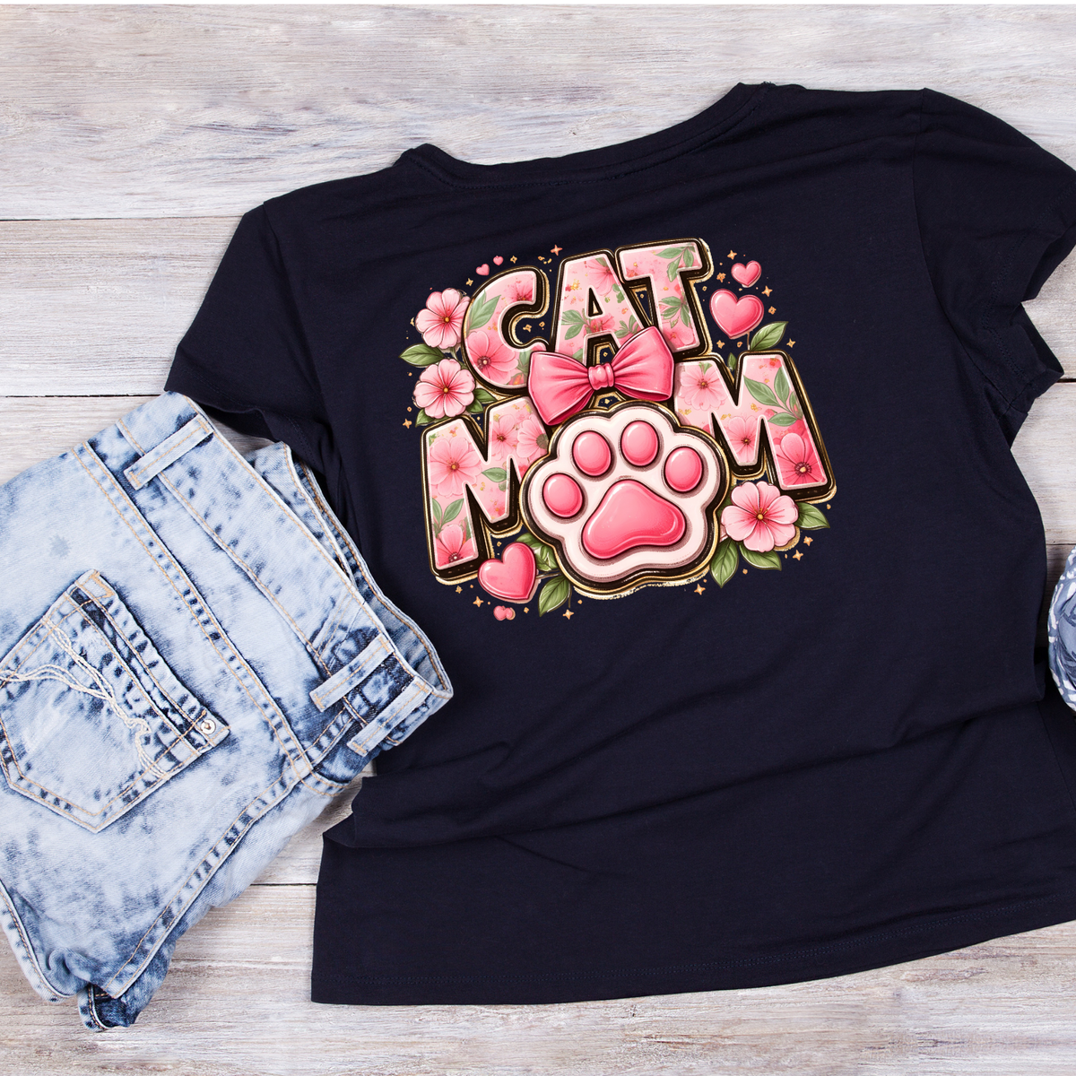 Cat Mama Ever T-shirt | Mommy Graphic Tee | Mommy Printed Shirt | Mother’s Day | Birthday | Animals