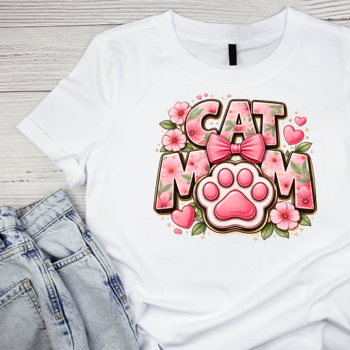 Cat Mama Ever T-shirt | Mommy Graphic Tee | Mommy Printed Shirt | Mother’s Day | Birthday | Animals