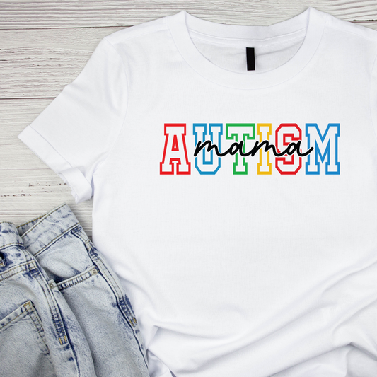 Autism Mama T-shirt | Mama Graphic Tee | Mommy Printed Shirt | Mother’s Day | Birthday |