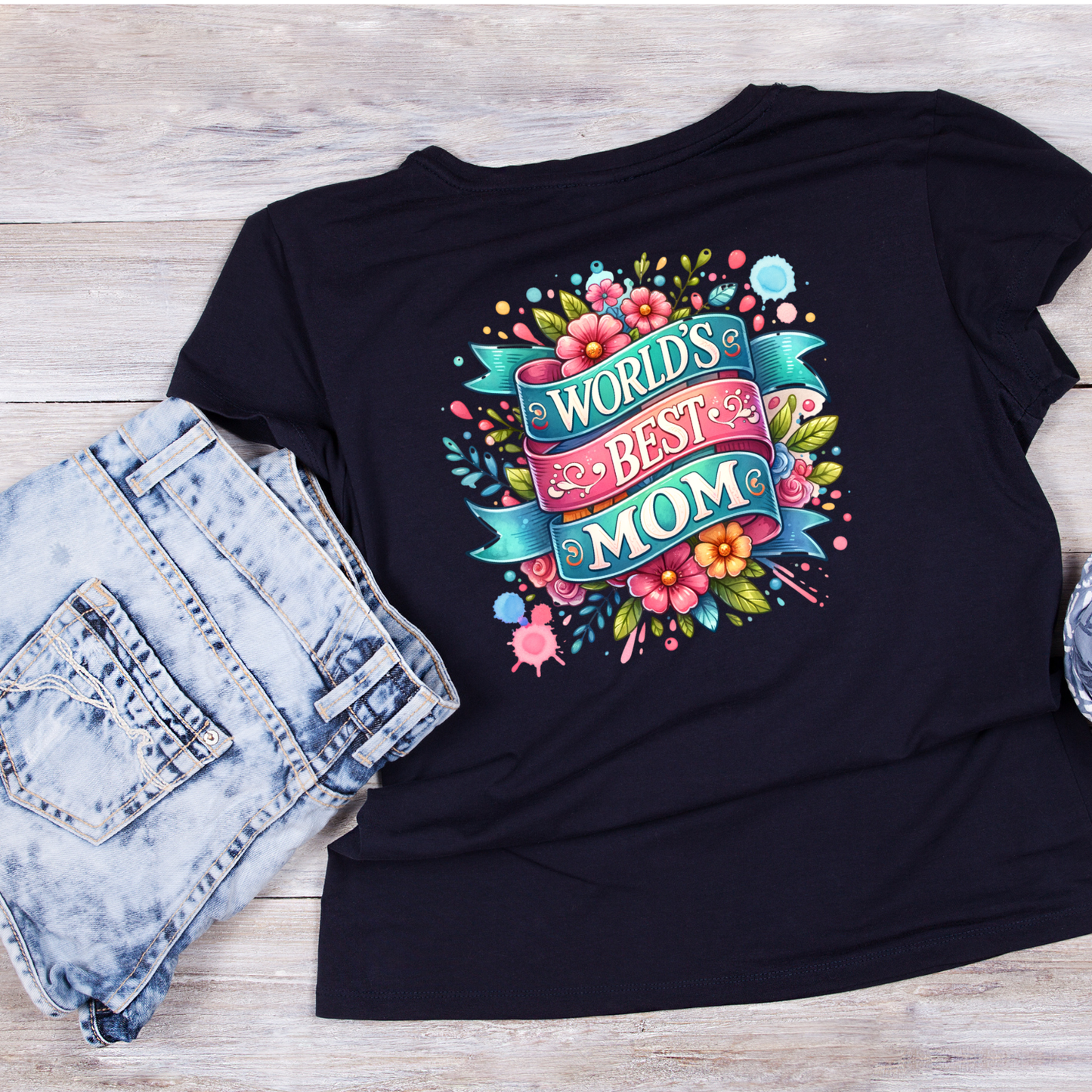 World’s Best Mom T-shirt | Mama Graphic Tee | Mommy Printed Shirt | Mother’s Day | Birthday