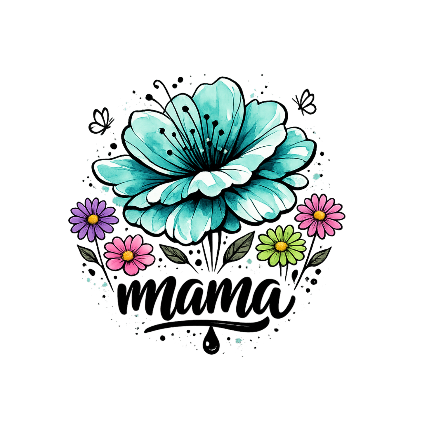 Mama Flower Boho T-shirt | Mama Graphic Tee | Mommy Printed Shirt | Mother’s Day | Birthday |