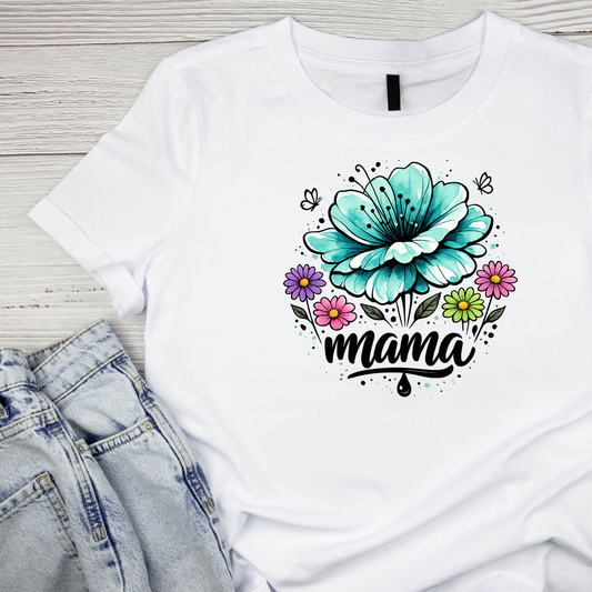 Mama Flower Boho T-shirt | Mama Graphic Tee | Mommy Printed Shirt | Mother’s Day | Birthday |